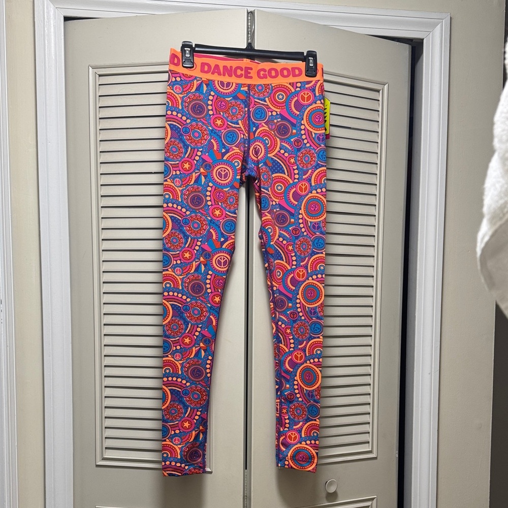 Zumba Fitness Kids Leggings - Vibrant Pink and Blue